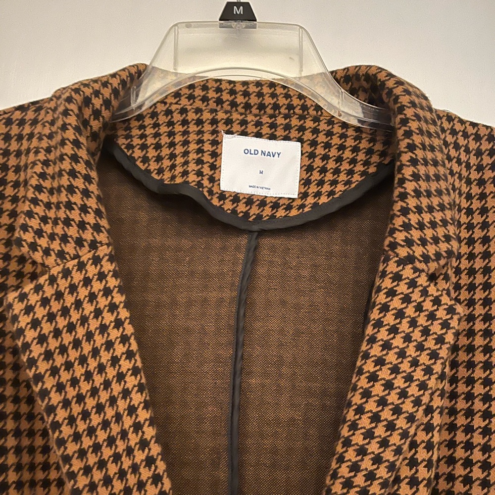 Houndstooth blazer